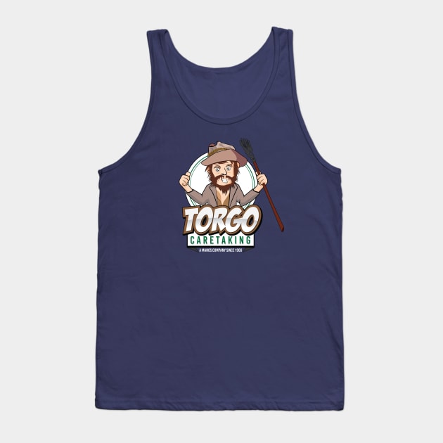 Torgo Care Taking With White Lettering Tank Top by Underdog Designs